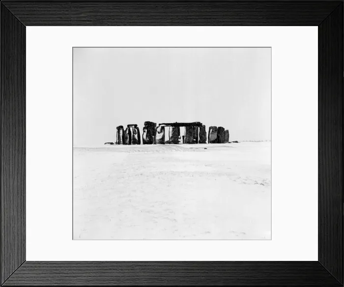 Framed Print : Stonehenge in the snow Wiltshire England Framed Print : Stonehenge in the snow Wiltshire England