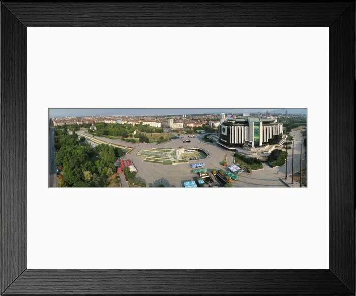 Framed Print : Aerial view of the National Palace of Culture in Sofia Framed Print : Aerial view of the National Palace of Culture in Sofia