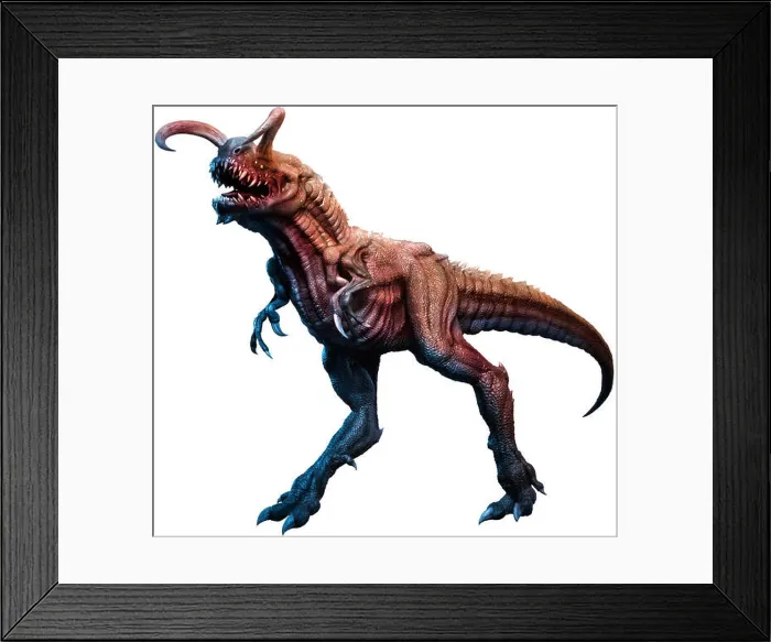 Framed Print : Fantasy dinosaur monster Framed Print : Fantasy dinosaur monster