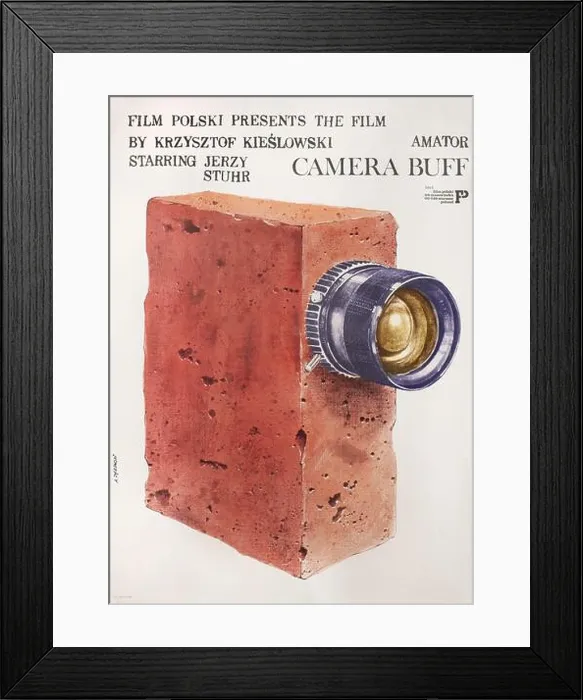 Framed Print : Movie poster 'Camera Buff' by Krzysztof Kieslowski. Museum: PRIVATE COLLECTION. Author: ANDRZEJ PAGOWSKI Framed Print : Movie poster 'Camera Buff' by Krzysztof Kieslowski. Museum: PRIVATE COLLECTION. Author: ANDRZEJ PAGOWSKI