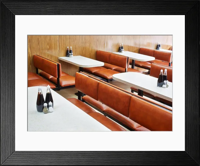 Framed Print : Interior of Nathans Pies and Eels Restaurant in Upton Park in East London Framed Print : Interior of Nathans Pies and Eels Restaurant in Upton Park in East London