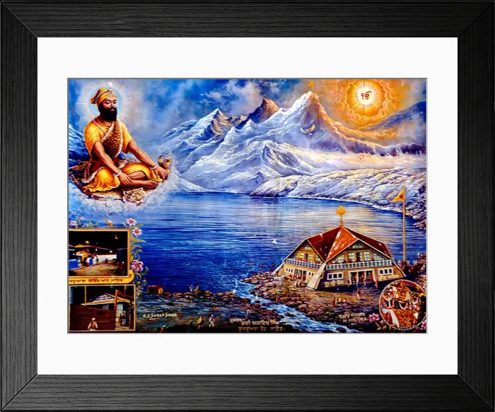 Framed Print : Hem Kund India Himalayas Gurdwara Associated With Gobind Singh Framed Print : Hem Kund India Himalayas Gurdwara Associated With Gobind Singh