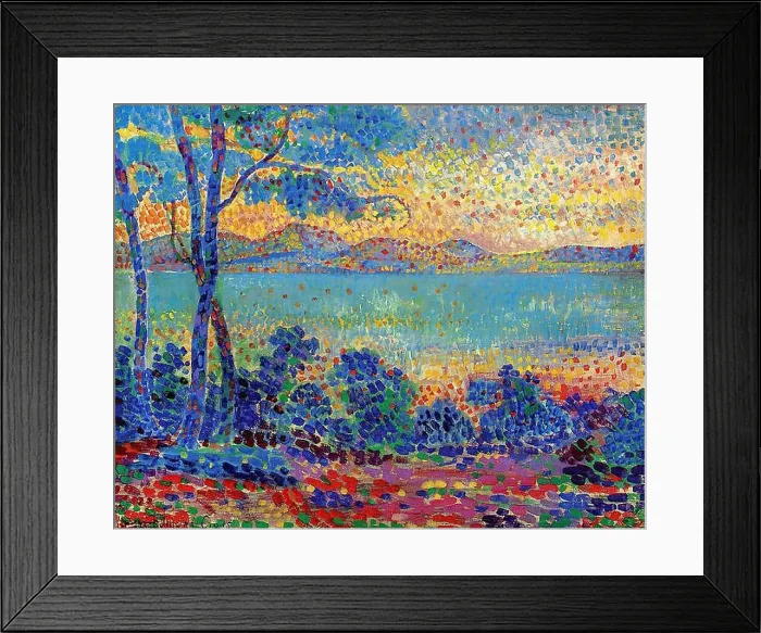 Framed Print : Henri-Edmond Cross (1856-1910) - Provence Landscape 1 1900 Framed Print : Henri-Edmond Cross (1856-1910) - Provence Landscape 1 1900