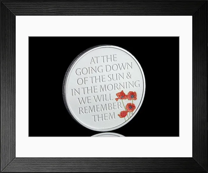 Framed Print : 2021 £5 coin to honour all those who served and died defending the United Kingdom and the Commonwealth Framed Print : 2021 £5 coin to honour all those who served and died defending the United Kingdom and the Commonwealth