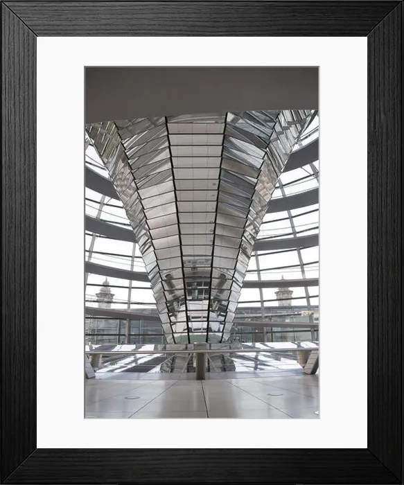 Framed Print : Inside view of Reichstag glass dome - current seat of the German Parliament Framed Print : Inside view of Reichstag glass dome - current seat of the German Parliament