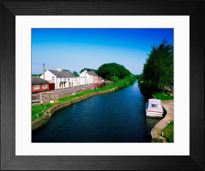 Framed Print : Grand Canal, Sallins, County Kildare, Ireland Framed Print : Grand Canal, Sallins, County Kildare, Ireland