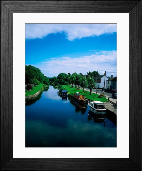 Framed Print : Grand Canal, Sallins, County Kildare, Ireland Framed Print : Grand Canal, Sallins, County Kildare, Ireland