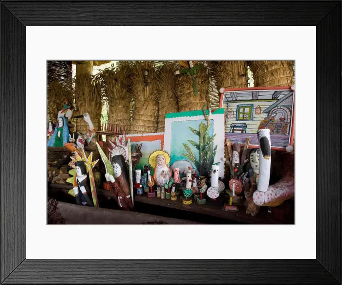 Framed Print : House filled with collection of art and everyday objects, Poland Framed Print : House filled with collection of art and everyday objects, Poland