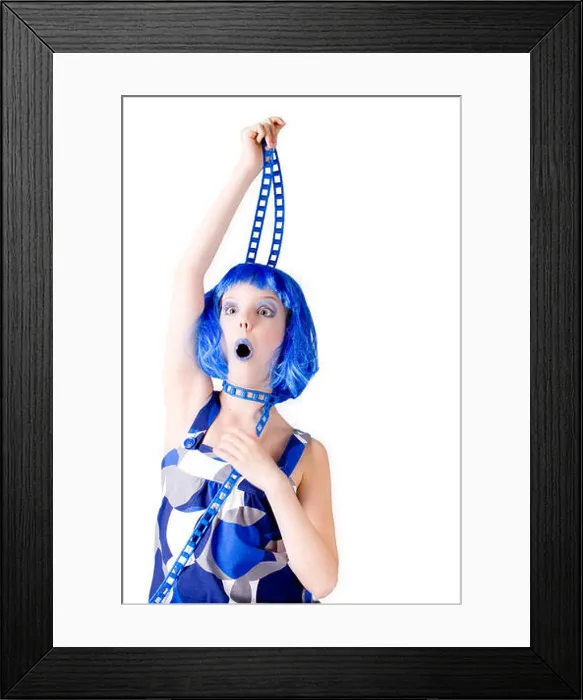 Framed Print : Hang-Up girl Framed Print : Hang-Up girl