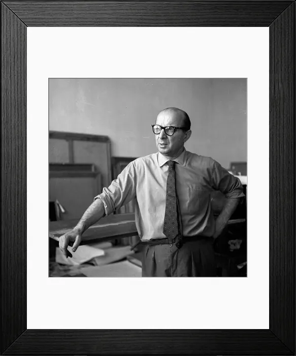 Framed Print : Argentine painter Antonio Berni at his Buenos Aires studio Framed Print : Argentine painter Antonio Berni at his Buenos Aires studio