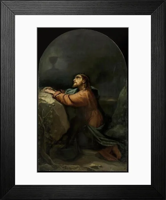Framed Print : Agony in the Garden'. Russia, Between 1834 and 1836 Framed Print : Agony in the Garden'. Russia, Between 1834 and 1836