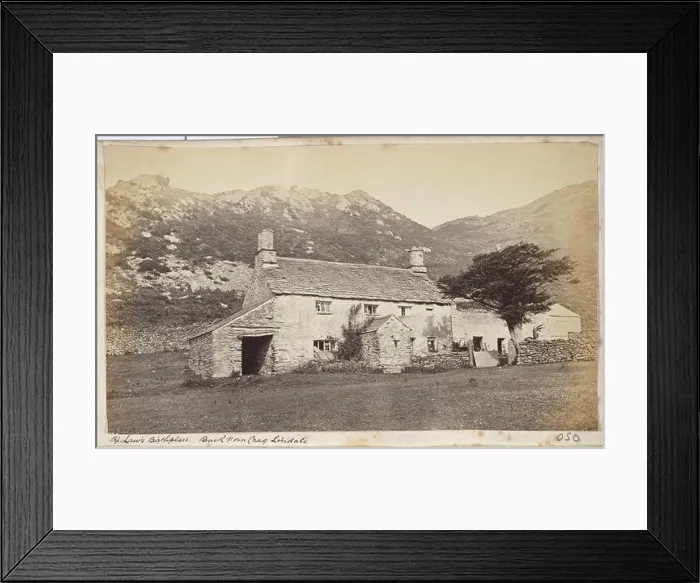 Framed Print : Buck Crag, Lindale, Upper Allithwaite