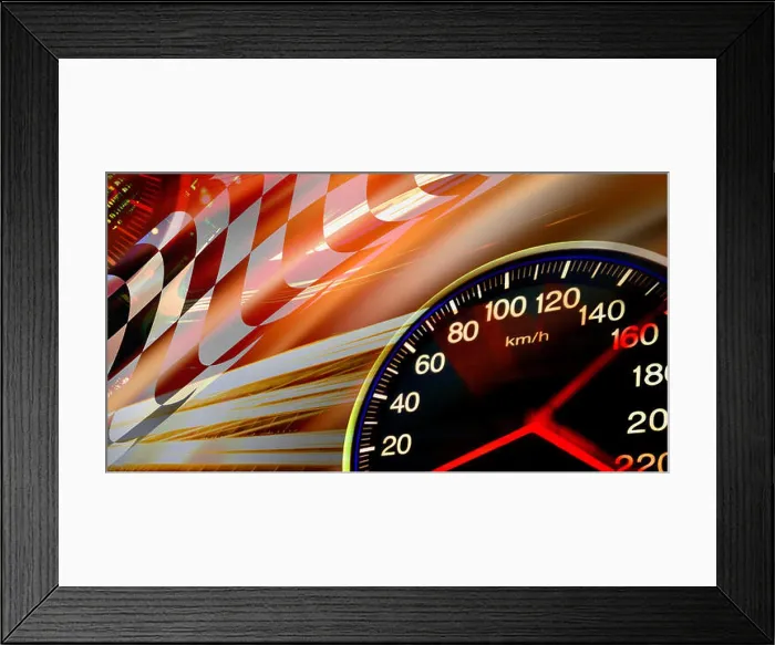 Framed Print : abstract speed racing background with speedometer Framed Print : abstract speed racing background with speedometer