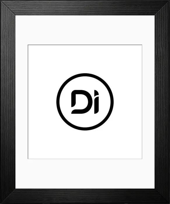 Framed Print : Initial DI Letter Logo With Creative Modern Business Typography Vector Template Framed Print : Initial DI Letter Logo With Creative Modern Business Typography Vector Template