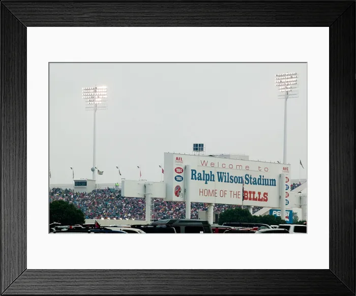 Framed Print : Ralph Wilson Stadium Buffalo Bills football game NY Framed Print : Ralph Wilson Stadium Buffalo Bills football game NY