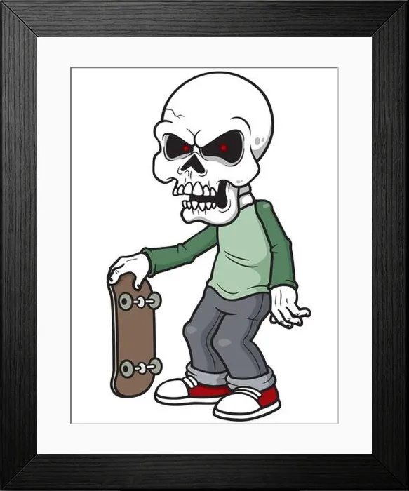 Framed Print : Vector illustration of Cartoon Zombie Framed Print : Vector illustration of Cartoon Zombie