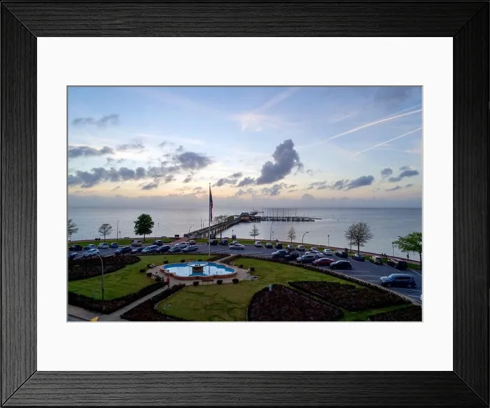 Framed Print : The Fairhope, Alabama Municipal Pier at sunset Framed Print : The Fairhope, Alabama Municipal Pier at sunset