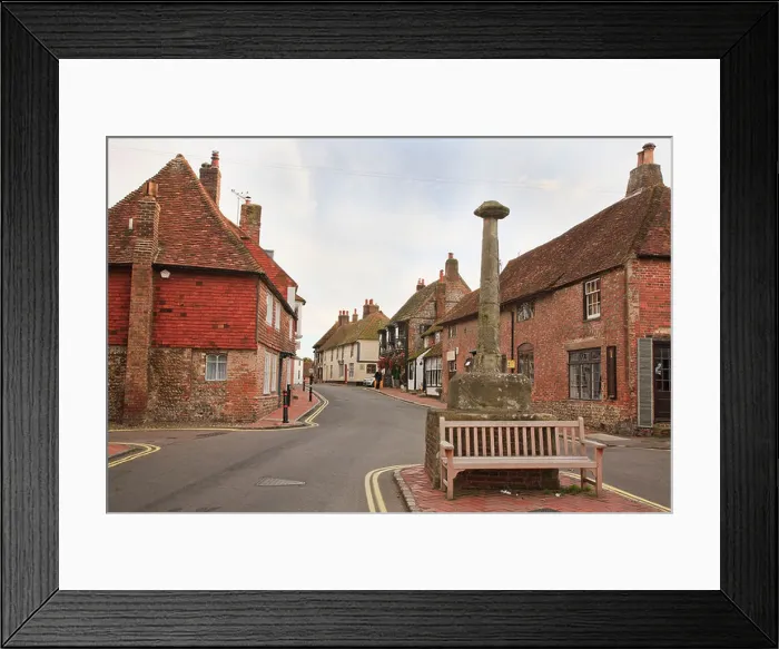 Framed Print : The village of Alfriston, East Sussex Framed Print : The village of Alfriston, East Sussex
