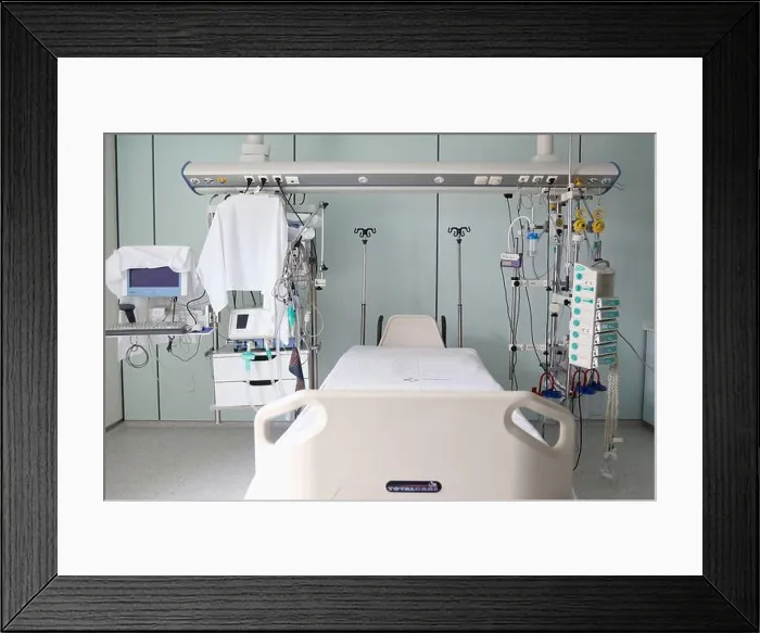 Framed Print : Empty Room, Intensive Care Unit ICU, Donostia Hospital, San Sebastian, Donostia, Gipuzkoa, Basque Country, Spain Framed Print : Empty Room, Intensive Care Unit ICU, Donostia Hospital, San Sebastian, Donostia, Gipuzkoa, Basque Country, Spain