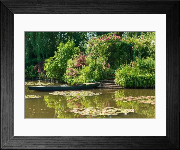 Framed Print : France, Eure, Giverny, Claude Monet Foundation, the water garden Framed Print : France, Eure, Giverny, Claude Monet Foundation, the water garden