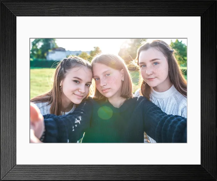 Framed Print : Three girls schoolgirls girlfriends Framed Print : Three girls schoolgirls girlfriends