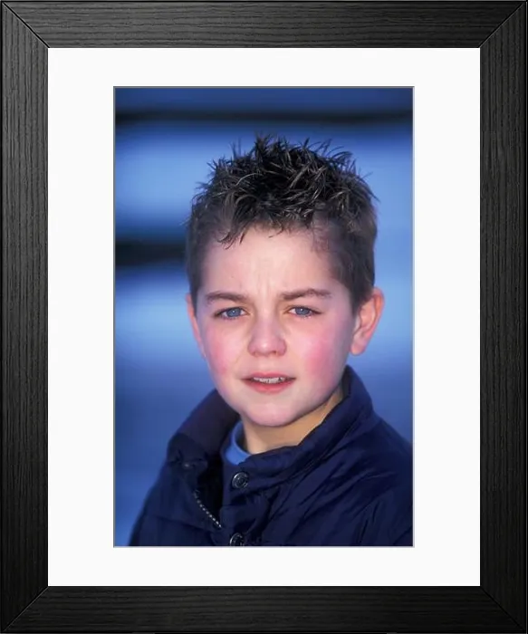 Framed Print : 7 year old boy UK Framed Print : 7 year old boy UK