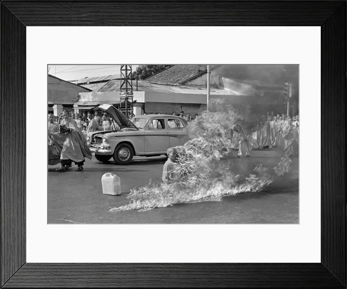 Framed Print : Thich Quang Duc (c.1897) Framed Print : Thich Quang Duc (c.1897)