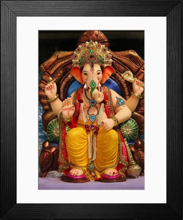 Framed Print : Ganesh Chaturthi Statue Framed Print : Ganesh Chaturthi Statue