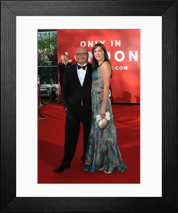 Framed Print : Gregg Wallace and Heidi Brown arriving for the British Academy Television Awards at the Royal Festival Hall in central