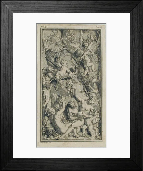Framed Print : A classical sculpture titled Bacchanale Framed Print : A classical sculpture titled Bacchanale