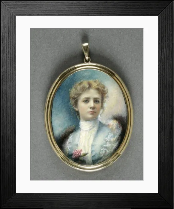 Framed Print : Miss Maude Adams is a painting by Jack Clausen Coope Framed Print : Miss Maude Adams is a painting by Jack Clausen Coope