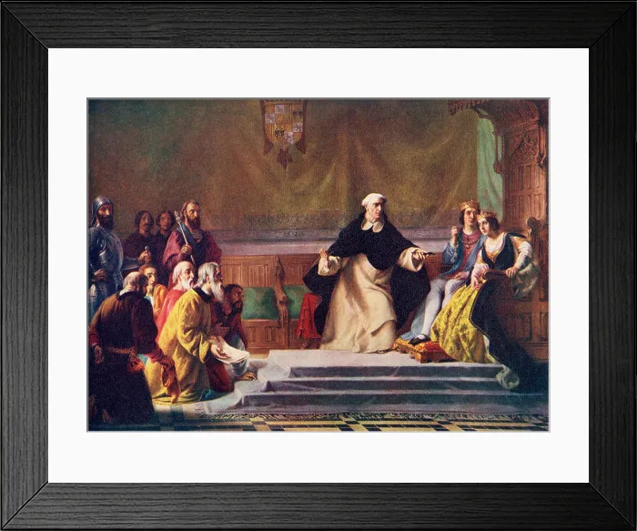 Framed Print : The expulsion of the Jews from Spain by Isabella I of Castile and Ferdinand II of Aragon Framed Print : The expulsion of the Jews from Spain by Isabella I of Castile and Ferdinand II of Aragon