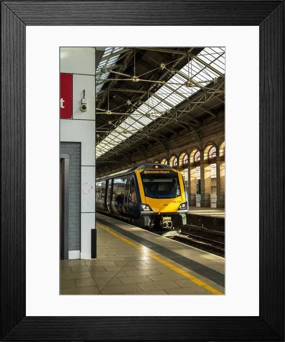 Framed Print : 195124 at platform 6 at Preston railway station. Saturday 09th April 2022 Framed Print : 195124 at platform 6 at Preston railway station. Saturday 09th April 2022