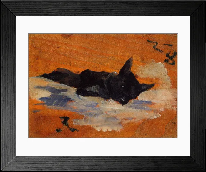 Framed Print : Henri de Toulouse-Lautrec - little dog 1888 Framed Print : Henri de Toulouse-Lautrec - little dog 1888