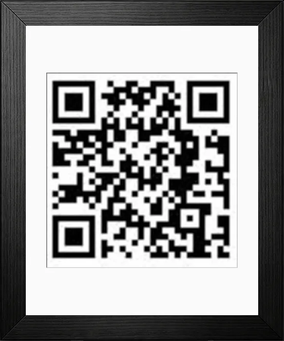 Framed Print : English: Example of a QR-code created with the ZXing QR Code Generator Nederlands Framed Print : English: Example of a QR-code created with the ZXing QR Code Generator Nederlands