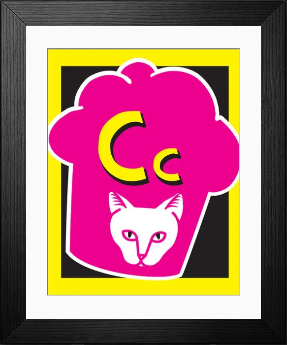 Framed Print : Flash Card Letter F nouns. See whole alphabet in my series Framed Print : Flash Card Letter F nouns. See whole alphabet in my series