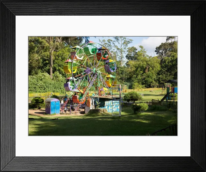 Framed Print : Children's playground in Victoria park, Nuwara Eliya, Sri Lanka, Asia