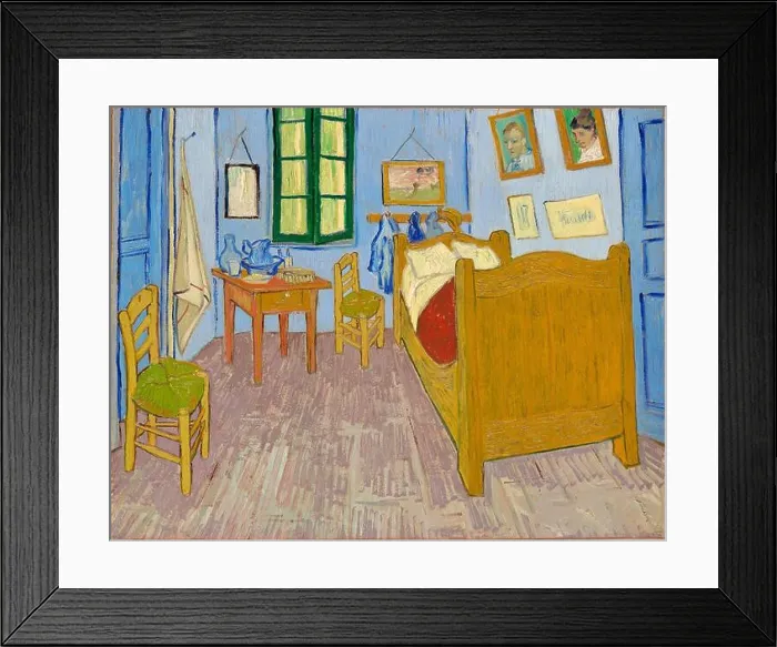 Framed Print : Vincent van Gogh artwork entitled The Bedroom - 1888 Framed Print : Vincent van Gogh artwork entitled The Bedroom - 1888