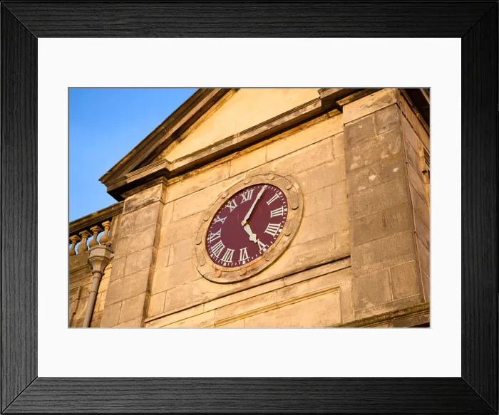 Framed Print : Clock at the Royal and Ancient Golf Club St Andrews Fife Scotland Framed Print : Clock at the Royal and Ancient Golf Club St Andrews Fife Scotland
