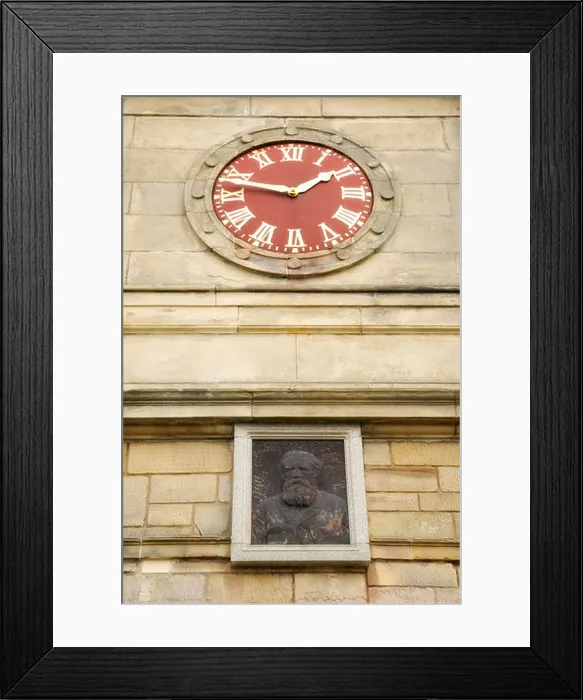 Framed Print : St. Andrews Royal and Ancient Golf Course - Rolex clock and bronze relief of Old Tom Morris - St. Andrews, Scotland Framed Print : St. Andrews Royal and Ancient Golf Course - Rolex clock and bronze relief of Old Tom Morris - St. Andrews, Scotland