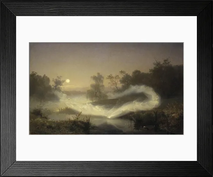 Framed Print : Dancing Fairies 1866 by August Malmström Framed Print : Dancing Fairies 1866 by August Malmström