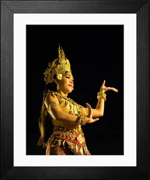 Framed Print : The spectacular traditional Apsara dancers of Cambodia Framed Print : The spectacular traditional Apsara dancers of Cambodia