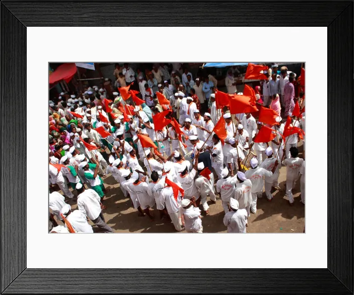 Framed Print : Varkari in Pandharpur on occasion of Ashadhi Ekadashi ; district Solapur ; state Maharashtra ; India Framed Print : Varkari in Pandharpur on occasion of Ashadhi Ekadashi ; district Solapur ; state Maharashtra ; India
