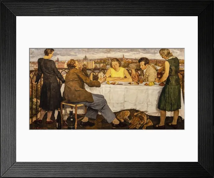Framed Print : Evening over Postdam, lotte Laserstein, 1930, Berlin, Federal Republic of Germany Framed Print : Evening over Postdam, lotte Laserstein, 1930, Berlin, Federal Republic of Germany
