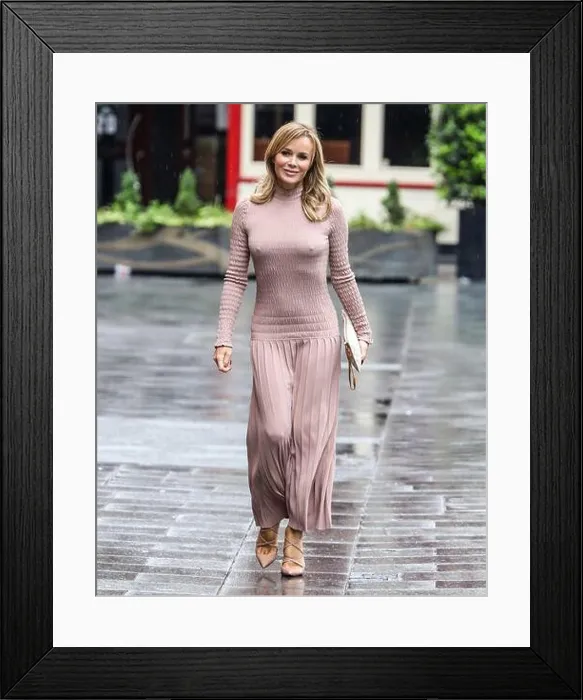 Framed Print : Amanda Holden Seen Departing The Global Radio Studios In LondonAmanda Holden seen departing the Global Radio Studios Framed Print : Amanda Holden Seen Departing The Global Radio Studios In LondonAmanda Holden seen departing the Global Radio Studios