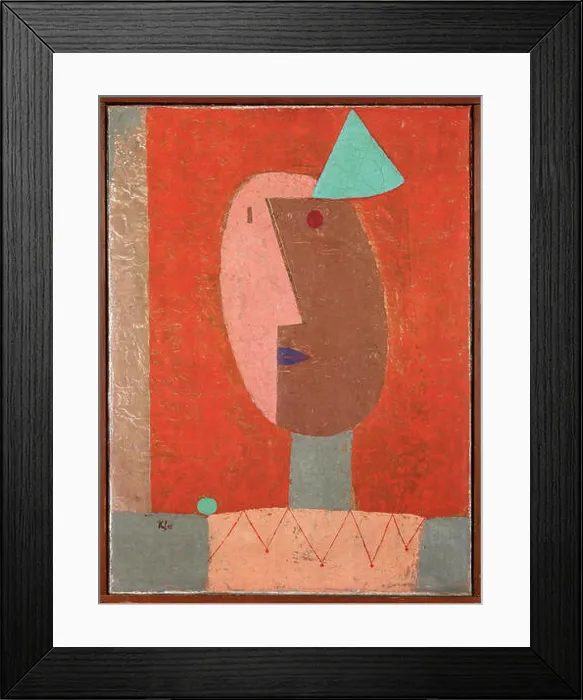 Framed Print : Clown, 1929 Framed Print : Clown, 1929