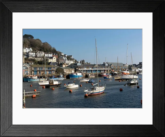 Framed Print : East Looe, Cornwall, England, UK Framed Print : East Looe, Cornwall, England, UK