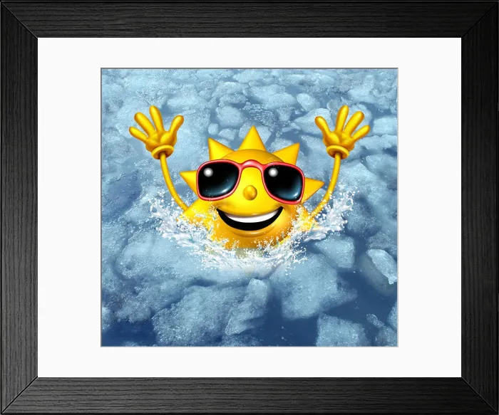 Framed Print : Coooling off fun Framed Print : Coooling off fun