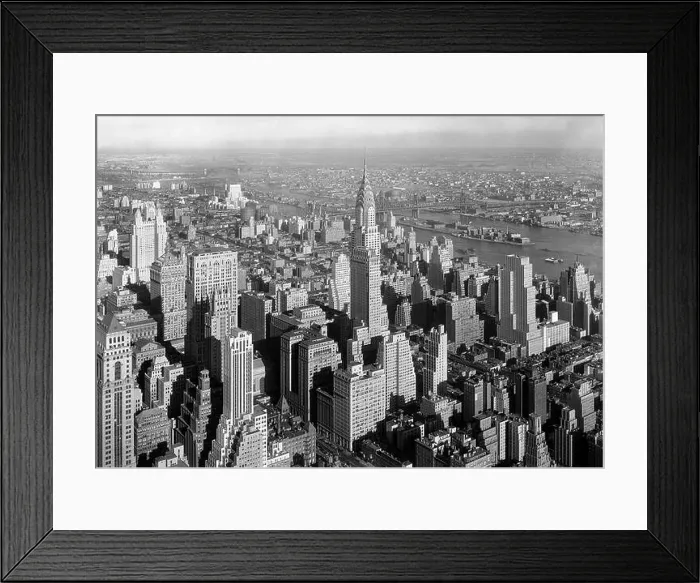 Framed Print : Chrysler Building and Cityscape Framed Print : Chrysler Building and Cityscape