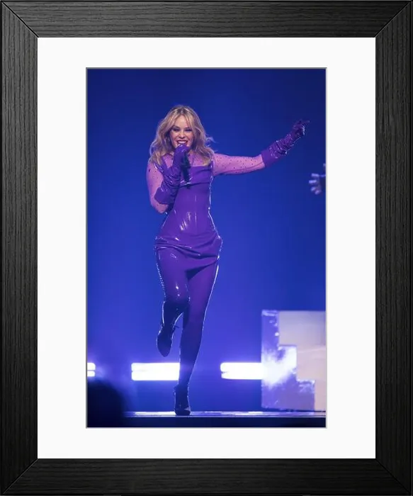Framed Print : Kylie Minogue live on Tension Tour 2025 at the Berlin Uber Arena on 04 Framed Print : Kylie Minogue live on Tension Tour 2025 at the Berlin Uber Arena on 04